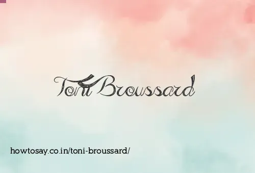 Toni Broussard