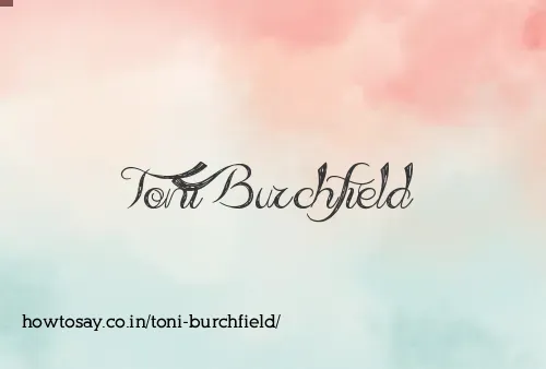 Toni Burchfield