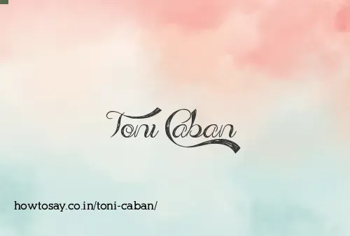 Toni Caban