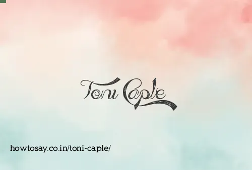 Toni Caple