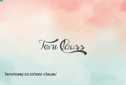 Toni Clauss