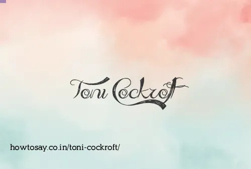 Toni Cockroft
