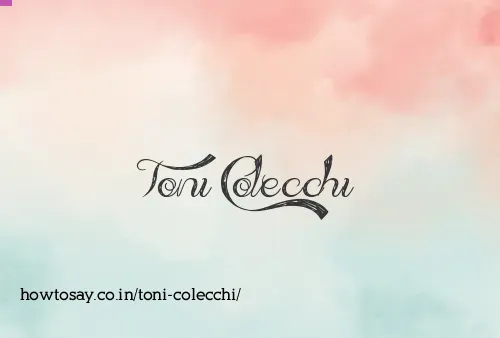 Toni Colecchi
