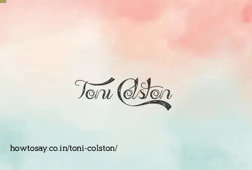 Toni Colston