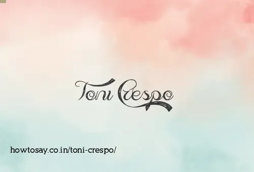 Toni Crespo