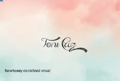 Toni Cruz