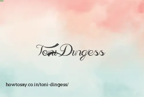 Toni Dingess