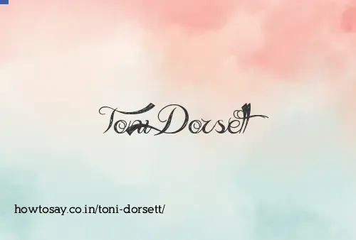 Toni Dorsett