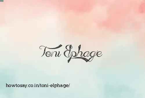 Toni Elphage