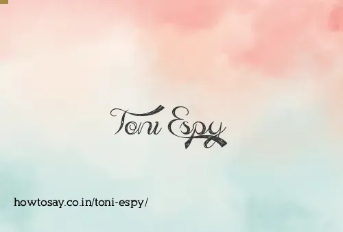 Toni Espy