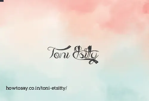 Toni Etsitty