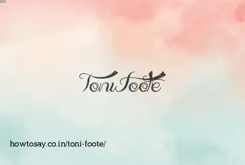 Toni Foote