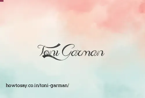 Toni Garman