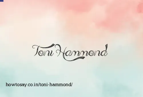 Toni Hammond