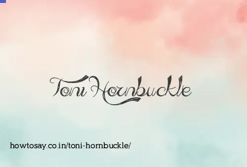 Toni Hornbuckle