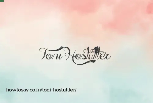 Toni Hostuttler