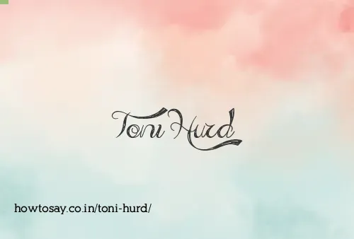 Toni Hurd