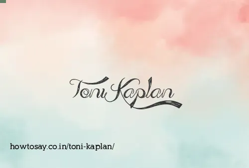 Toni Kaplan