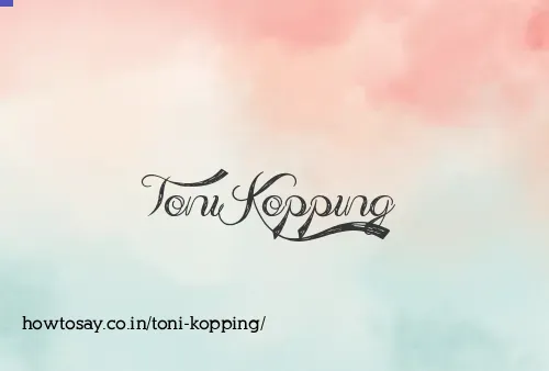 Toni Kopping