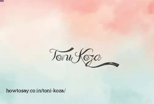 Toni Koza