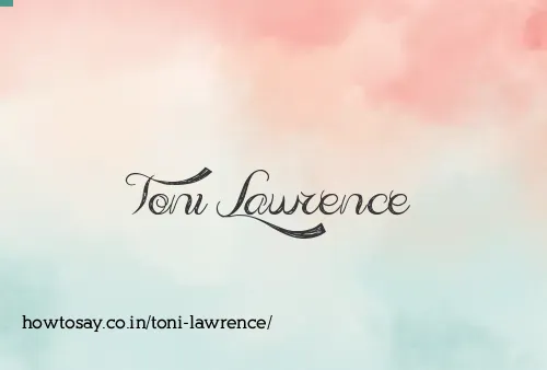 Toni Lawrence