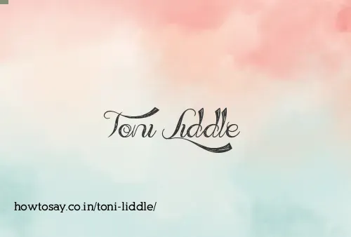 Toni Liddle