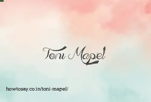 Toni Mapel