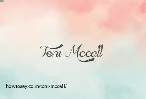 Toni Mccall