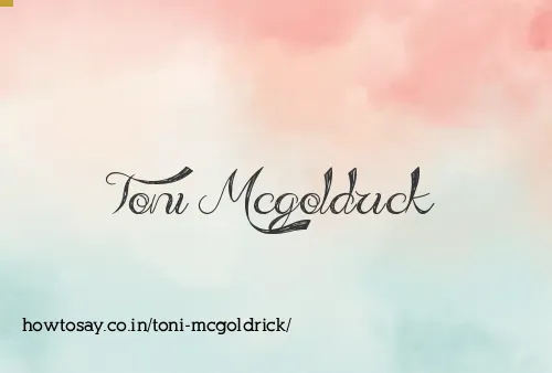 Toni Mcgoldrick