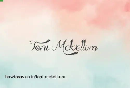 Toni Mckellum
