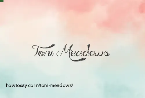Toni Meadows