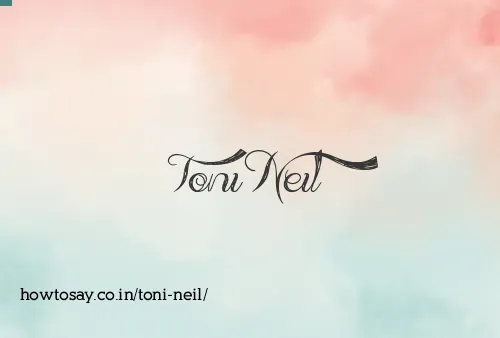 Toni Neil