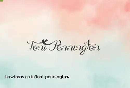 Toni Pennington