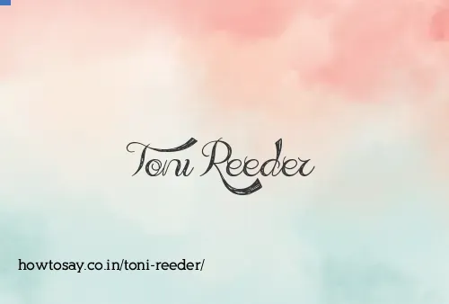 Toni Reeder