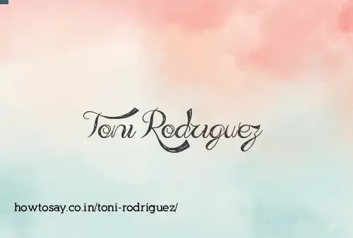 Toni Rodriguez