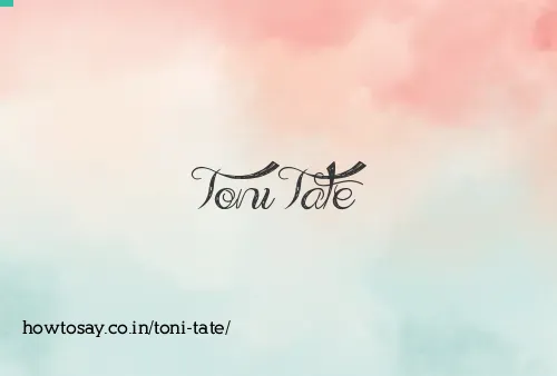 Toni Tate