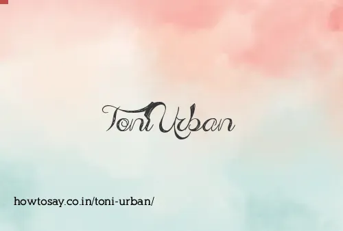 Toni Urban