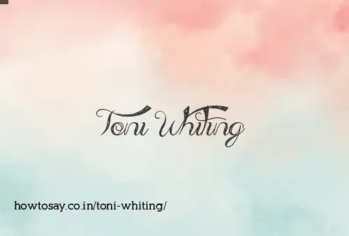 Toni Whiting
