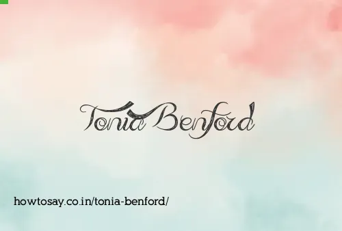 Tonia Benford
