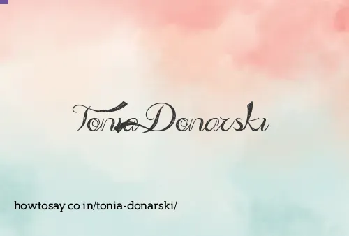 Tonia Donarski