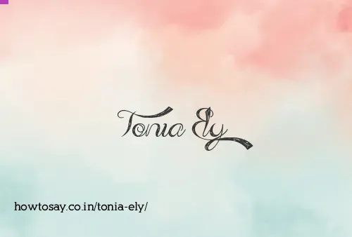 Tonia Ely