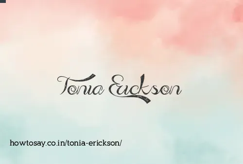 Tonia Erickson