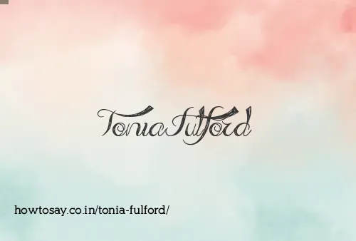 Tonia Fulford