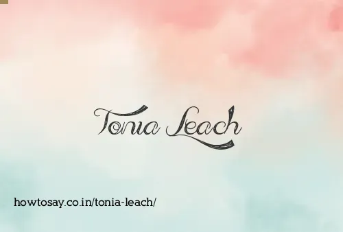 Tonia Leach