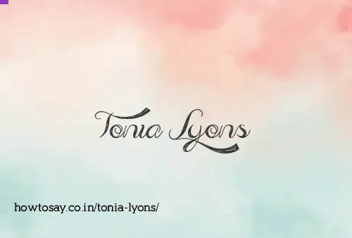 Tonia Lyons