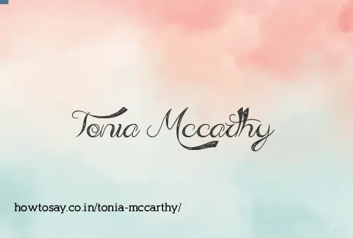 Tonia Mccarthy