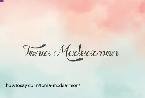 Tonia Mcdearmon