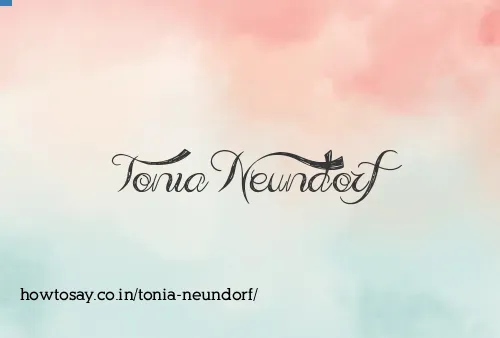 Tonia Neundorf