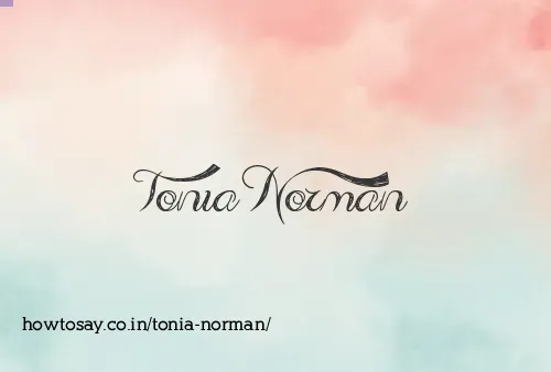 Tonia Norman