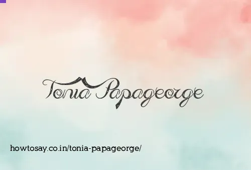 Tonia Papageorge